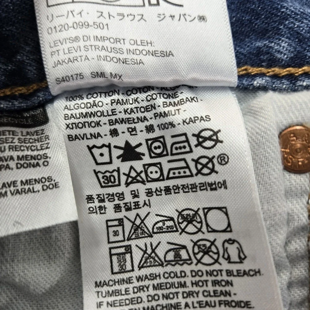 Levi's‎ 501 Men Jeans 33X34 Blue Denim Original Fit Straight Leg 30